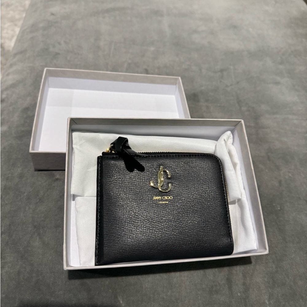 Black Jimmy Choo women’s wallet